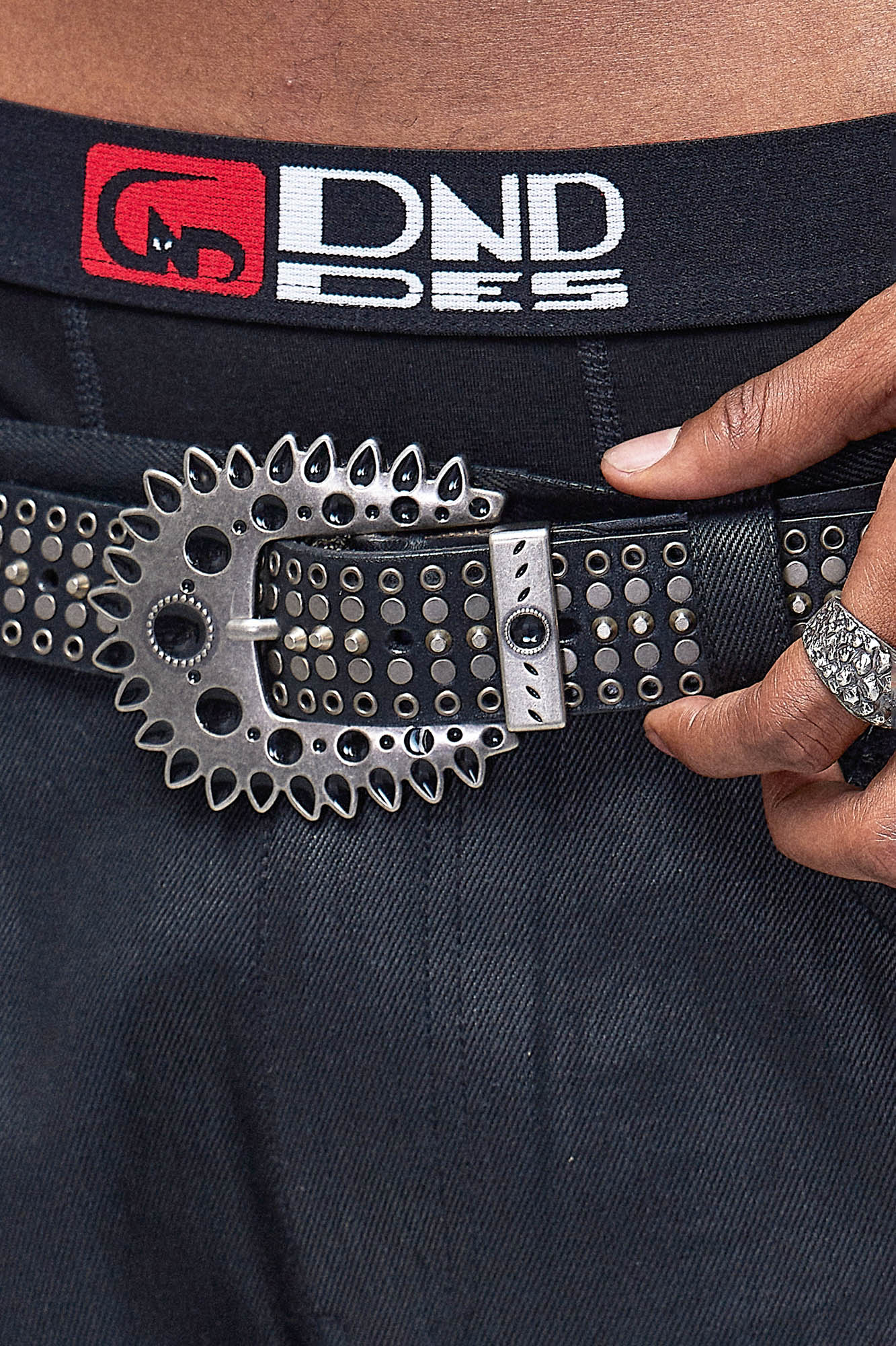 Steampunk Gear Studded Belt