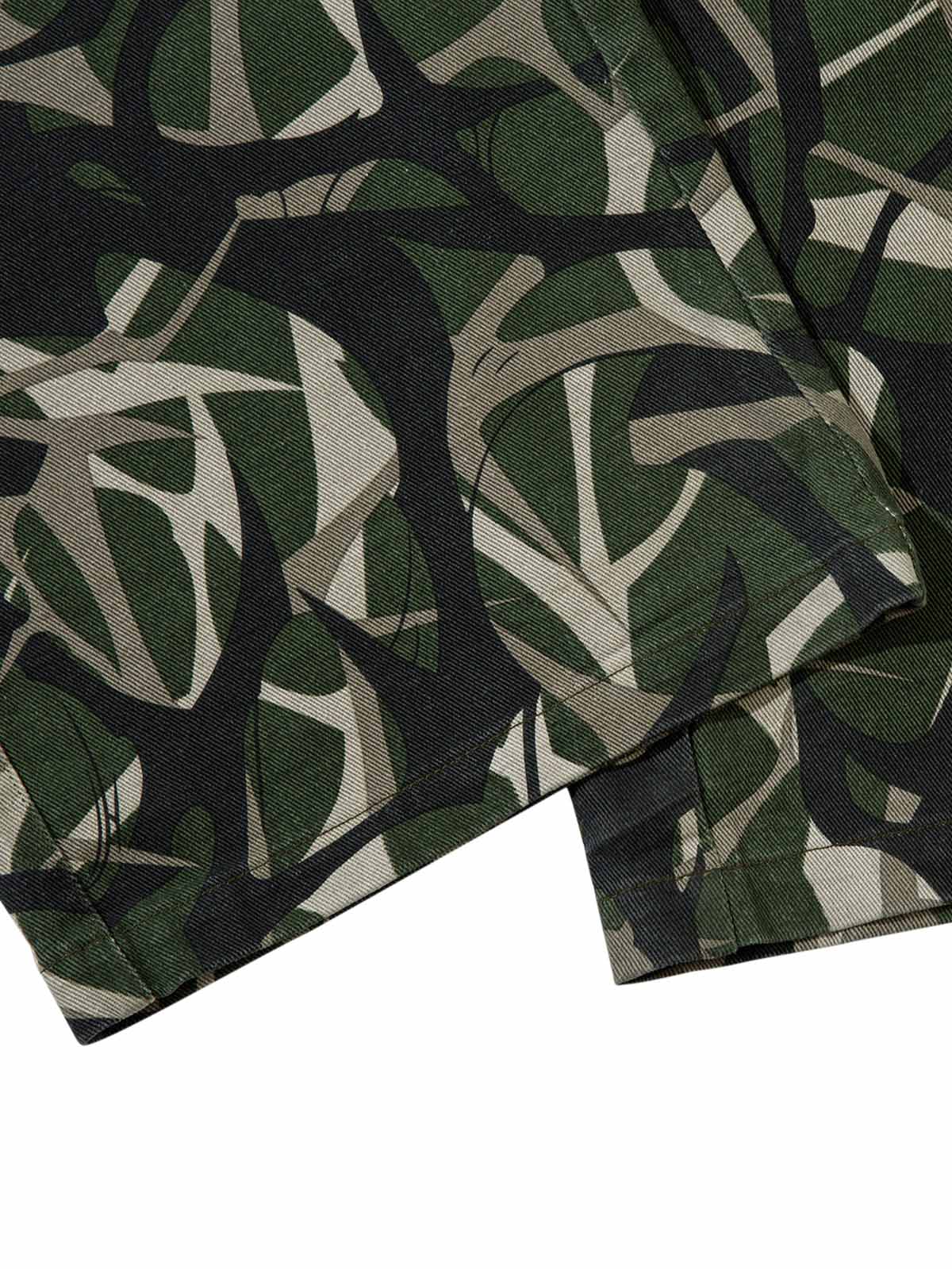 Camo Layered Hoodie Track Set