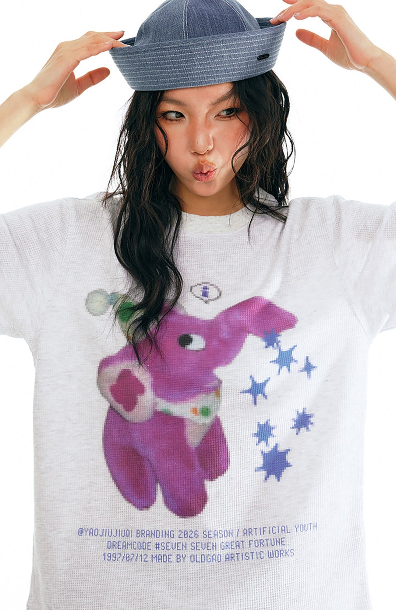 Pixel Graphic Cotton Tee