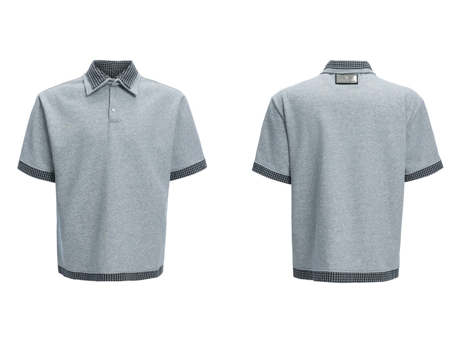 Crystal Trim Black Polo Shirt
