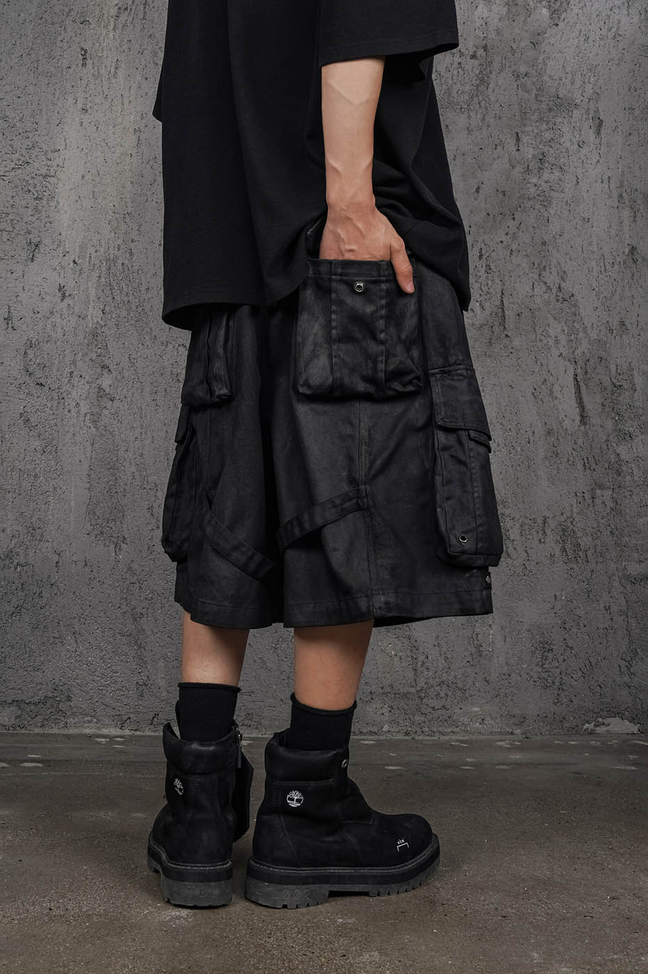 Techwear Cargo Shorts