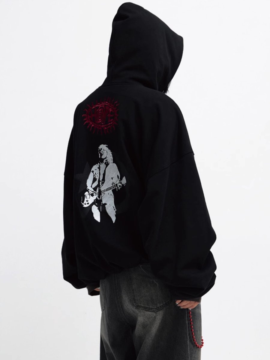 Red Star Logo Hoodie