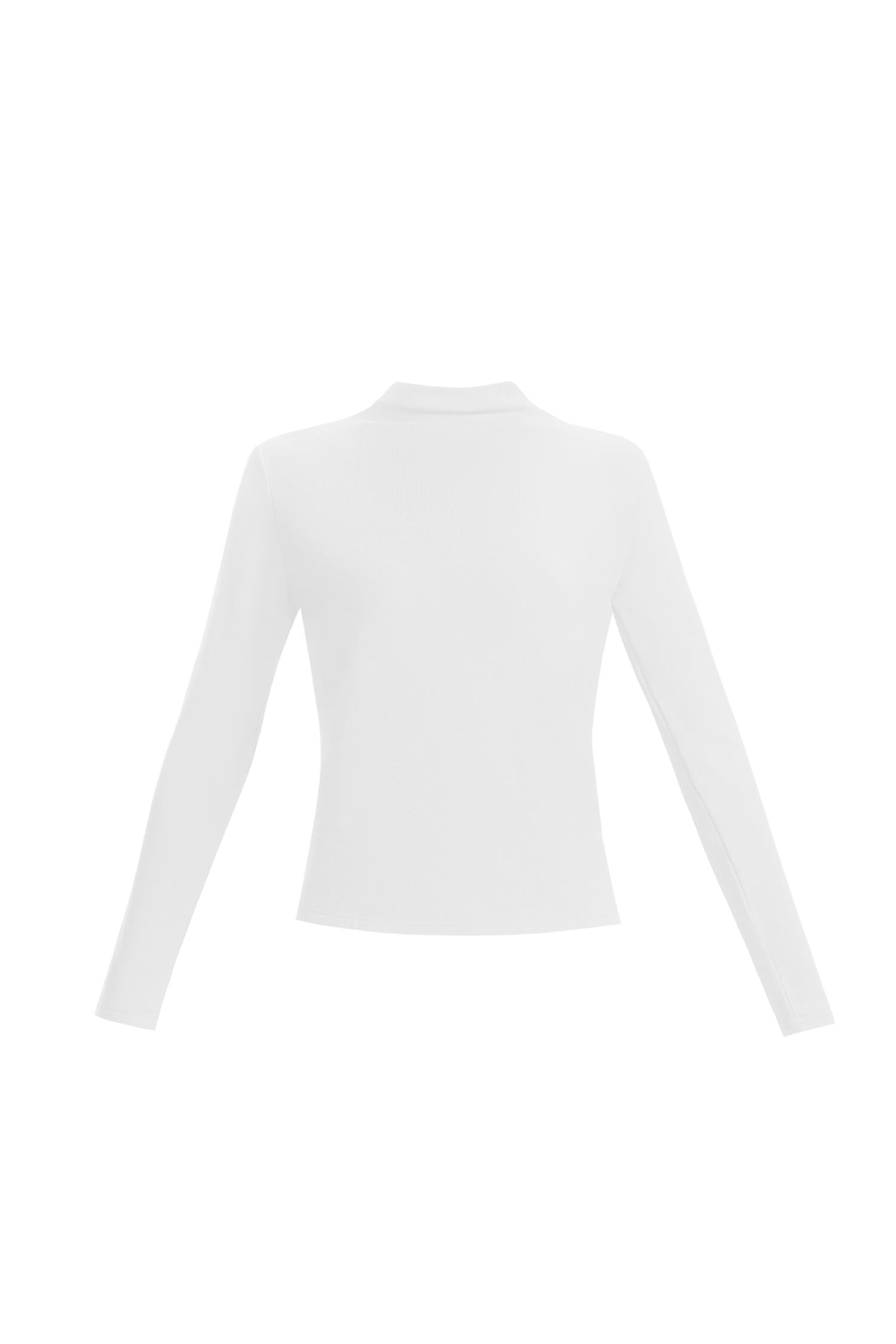 Mock Neck Long Sleeve Top