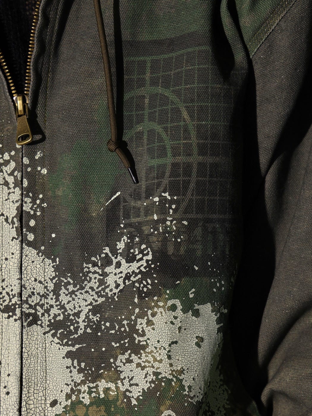 Paint Splatter Zip Hoodie