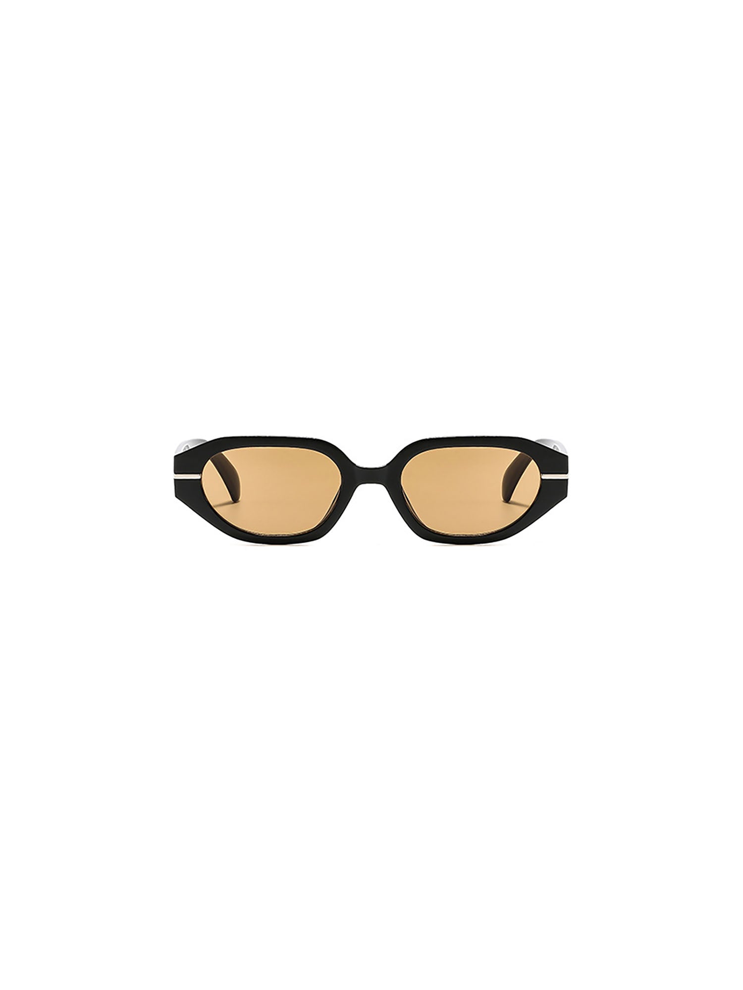 Chunky Translucent Oval Sunglasses - view 6
