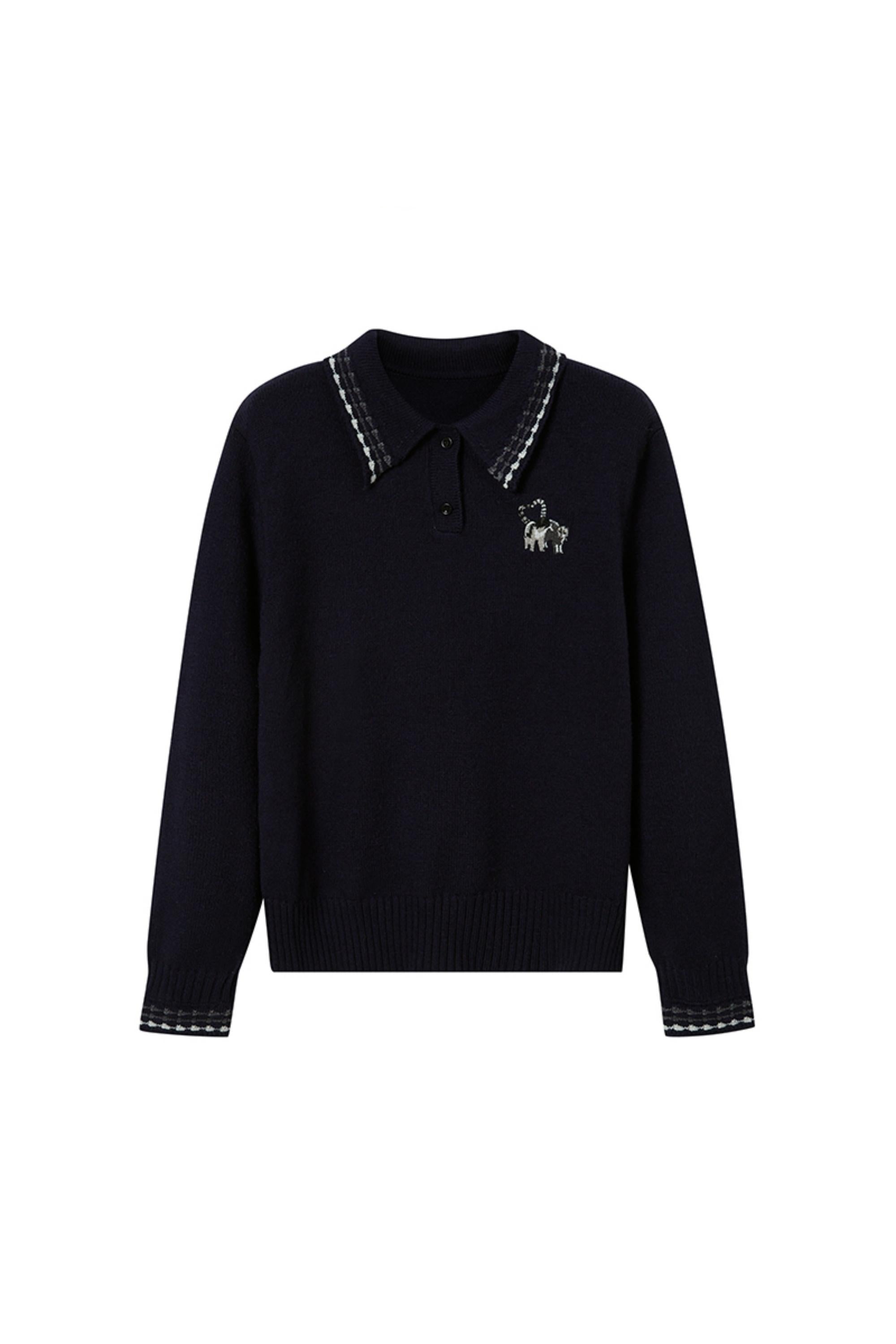 Preppy Horse Polo Sweater