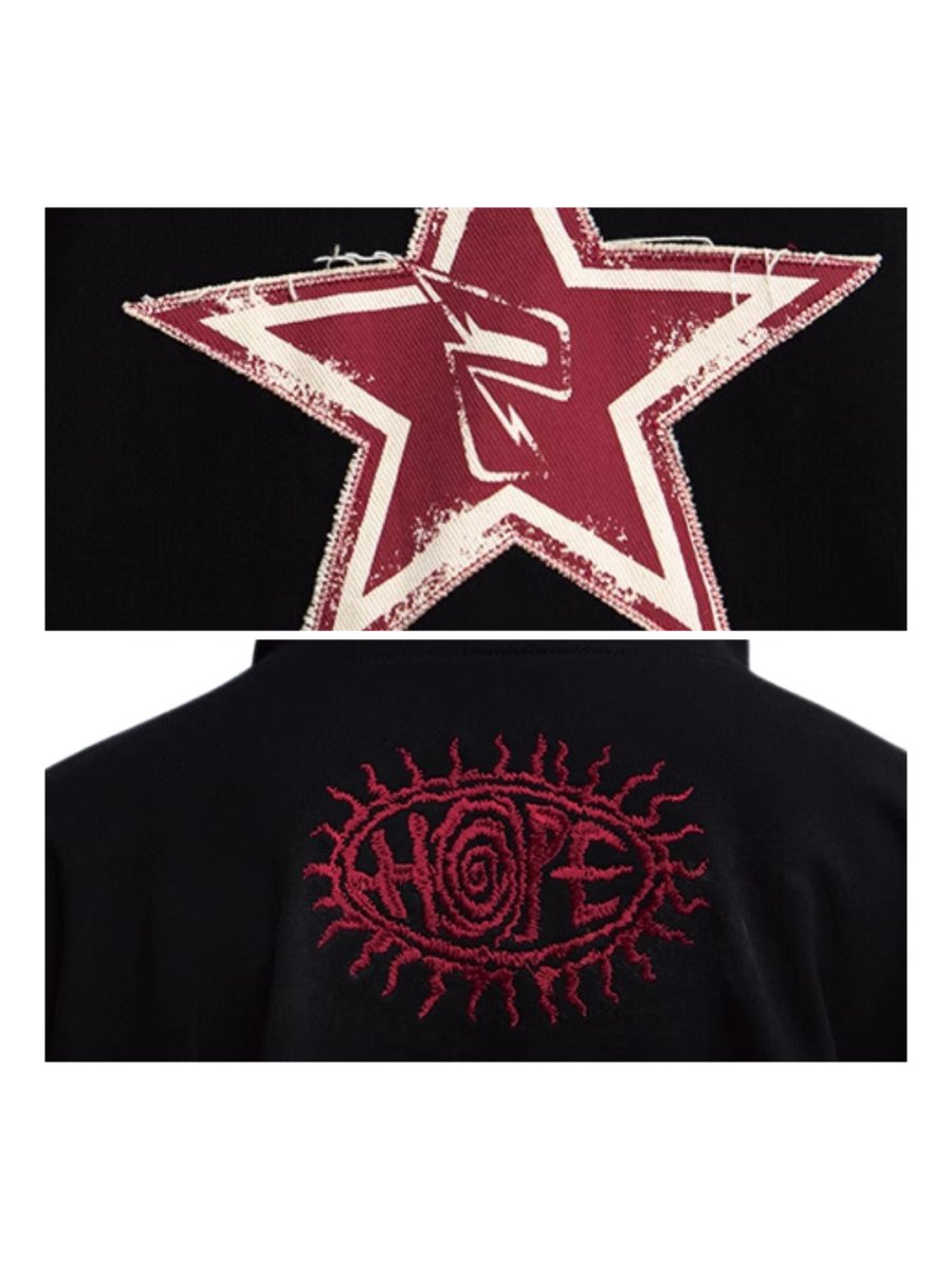 Red Star Logo Hoodie