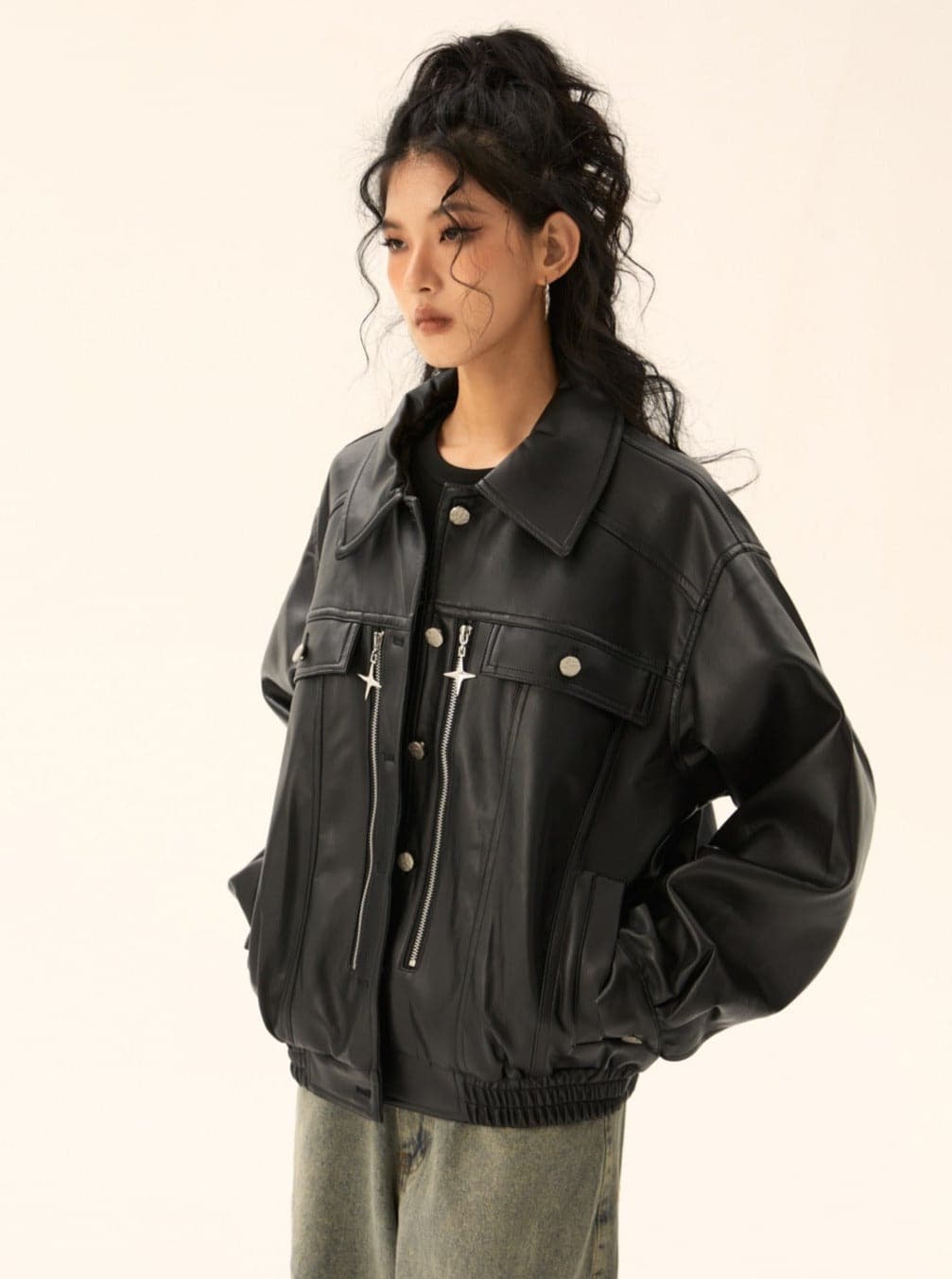 Premium American Leather Jacket - chiclara