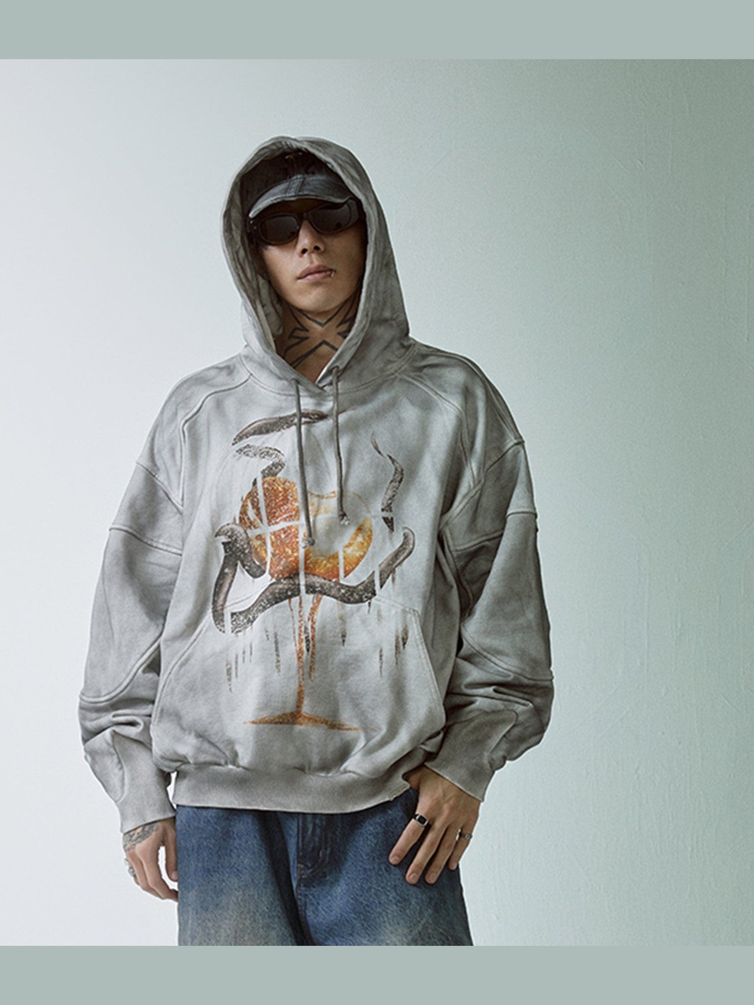 Graphic Snake Hoodie