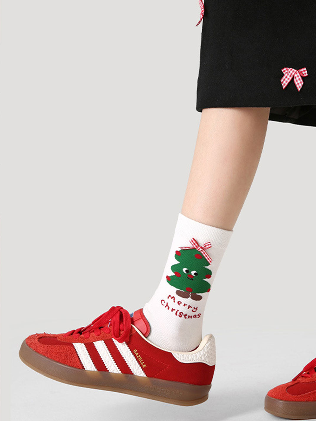 3 Pack Christmas Themed Warm Mid-calf Socks for Women