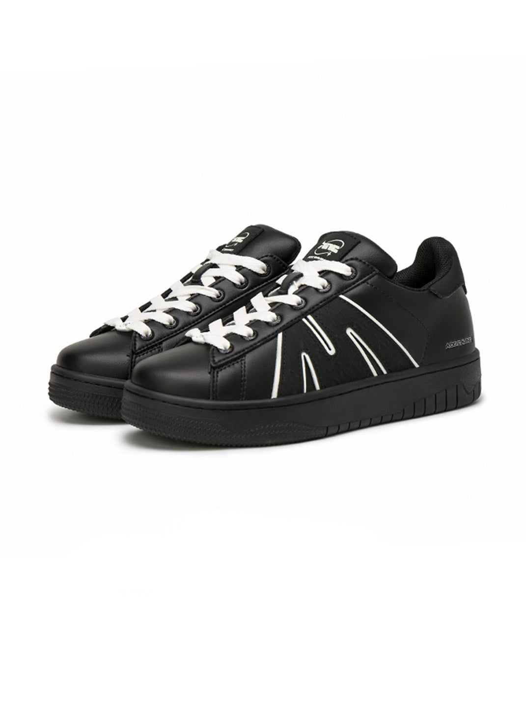 Platform Sneakers with 3 Interchangeable Laces