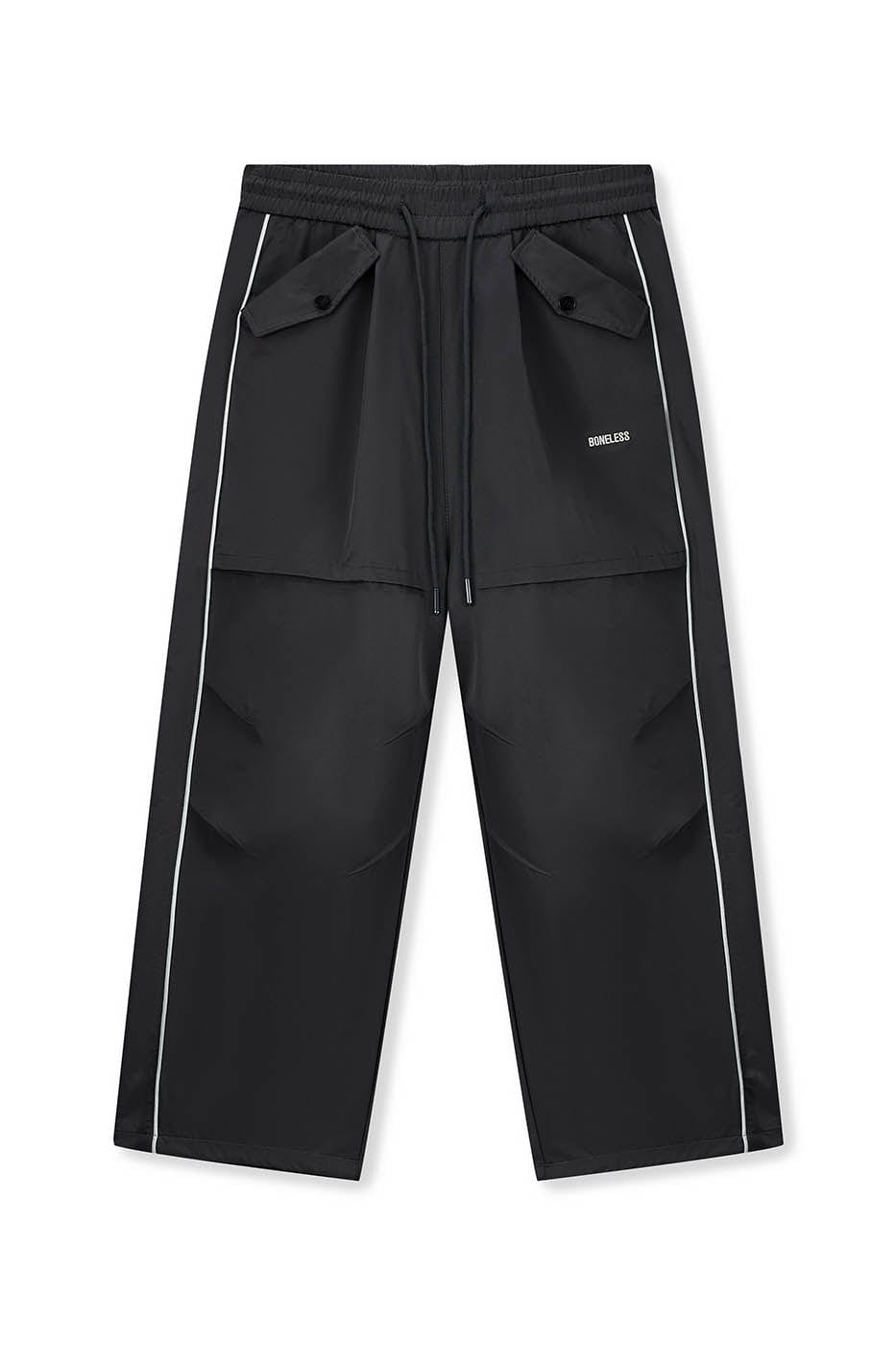 Wide Paneled Track Pants