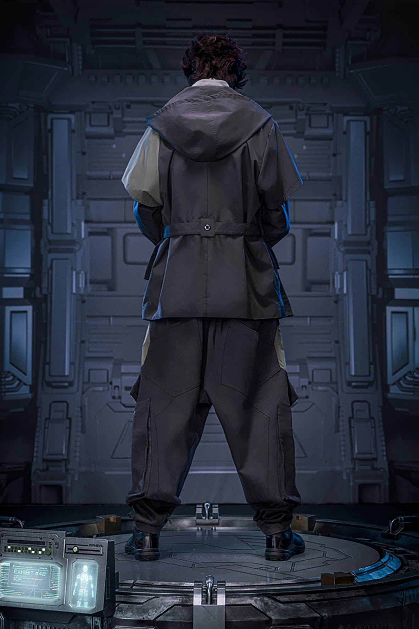 Layered Techwear Combat Jacket