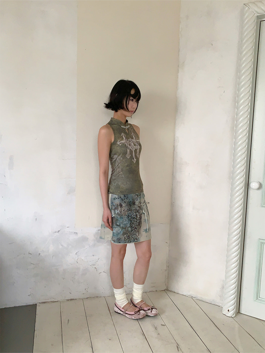 Triple Cross Sleeveless Top
