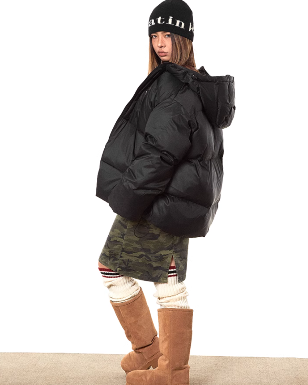 Hooded Padded Puffer Jacket