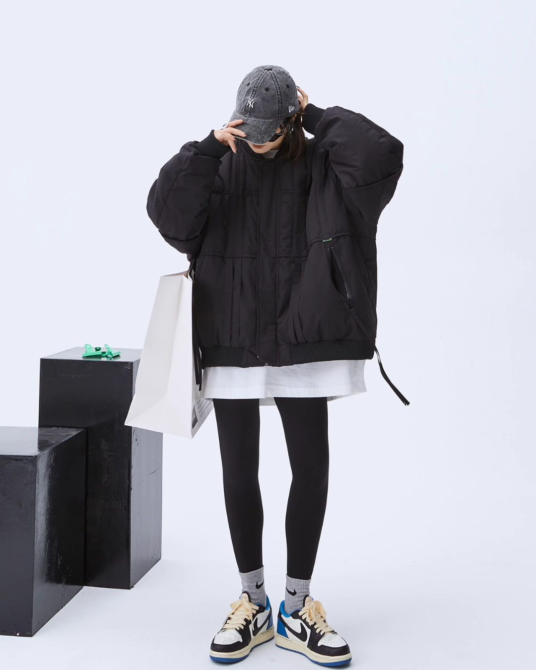 Cloud Oversized Bomber Jacket