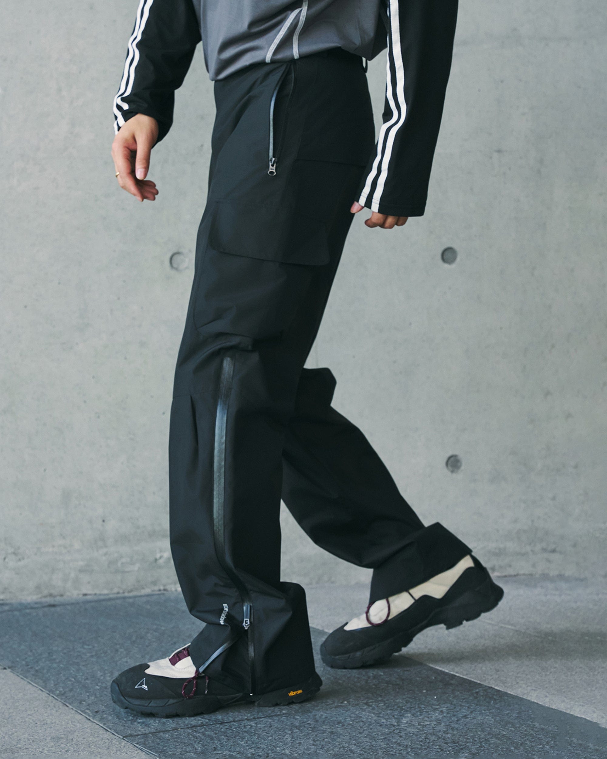 Utility Pleated Spliced Cargo Pants