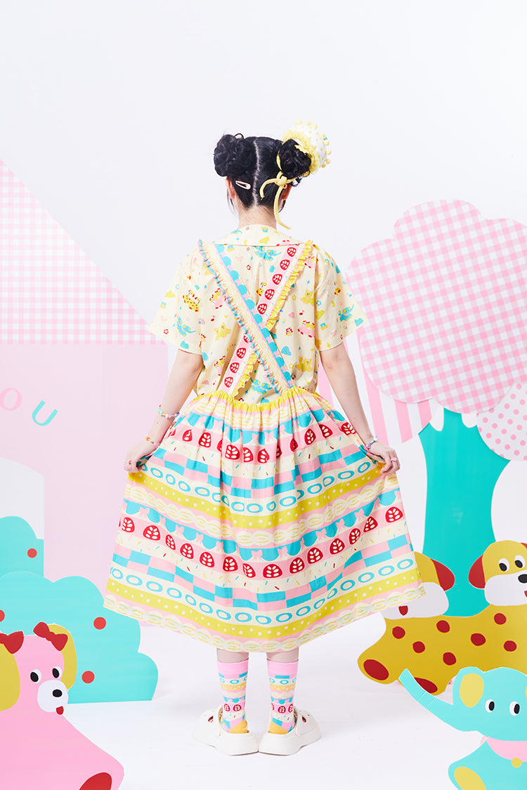 Sweet Ruffle Princess Summer Dress