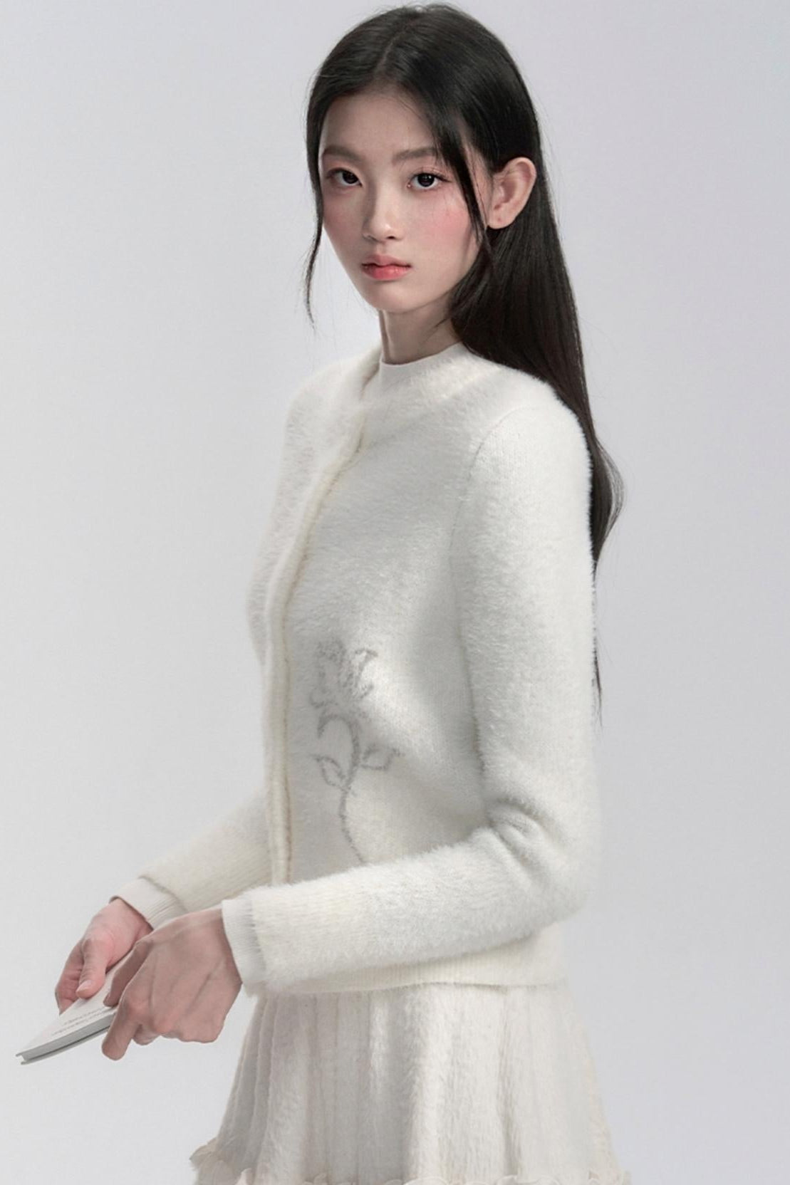 Angelic Pearl Button Cardigan