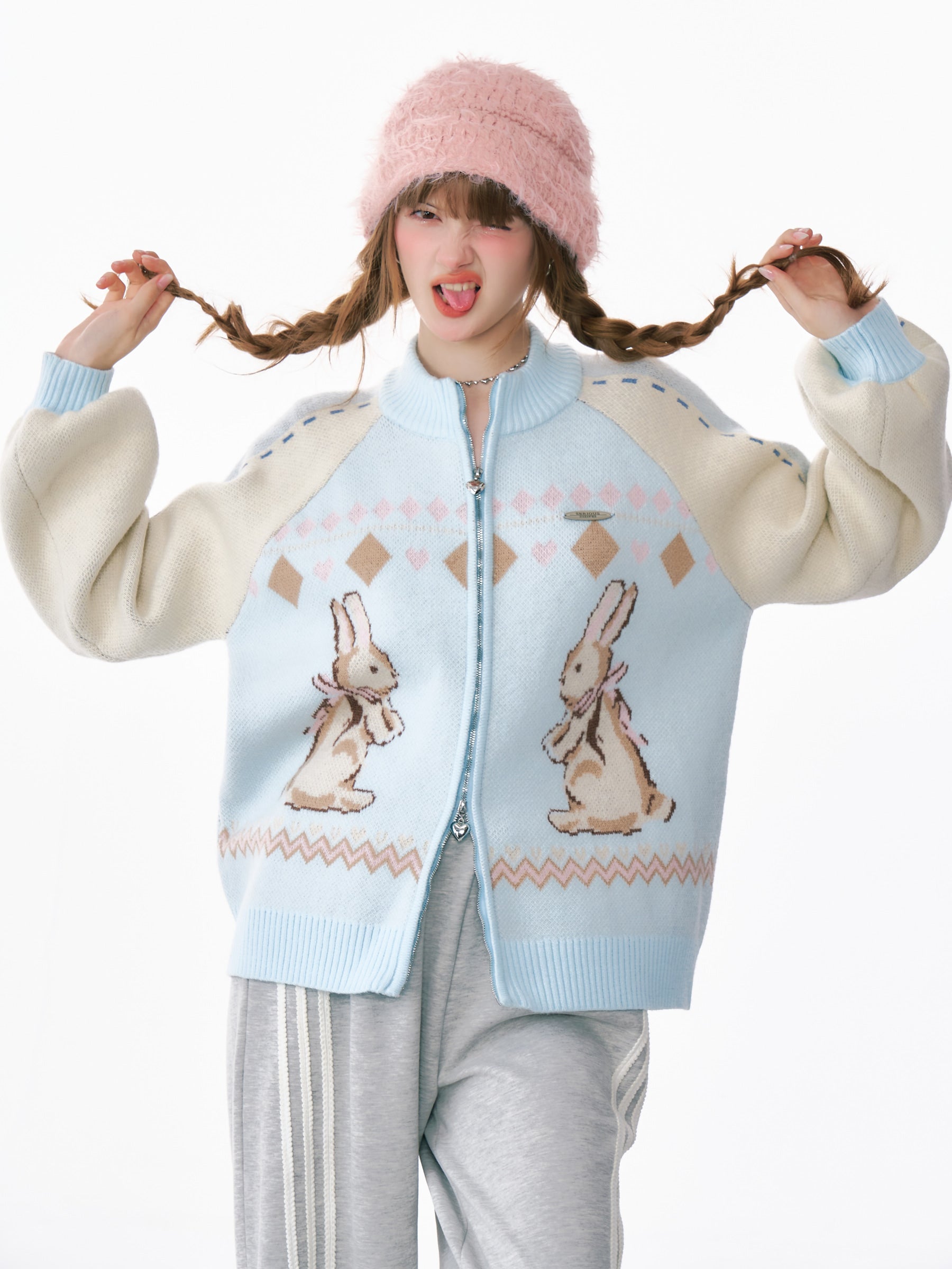 Bunny Fair Isle Cardigan