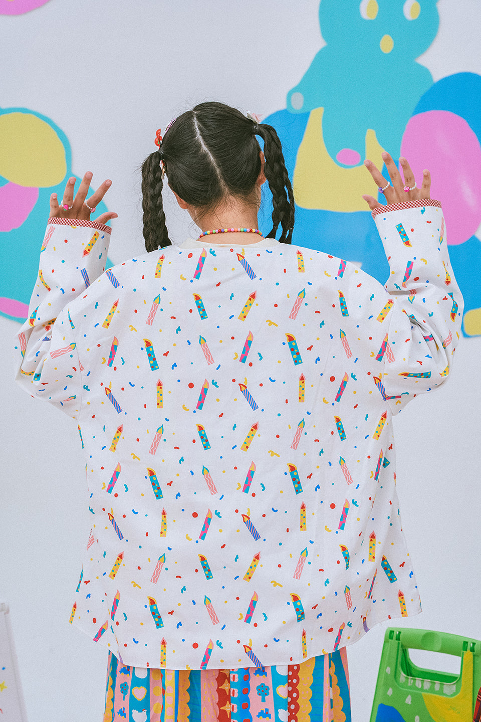 Reversible Cotton Button Jacket