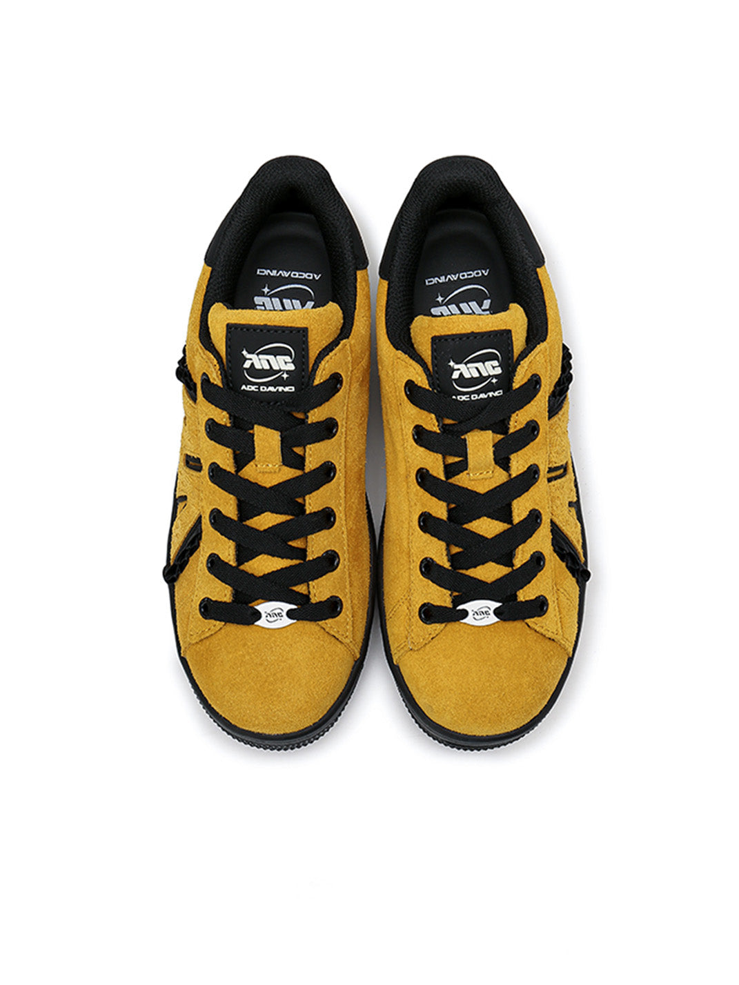 Suede Platform Sneakers with 3 Interchangeable Laces