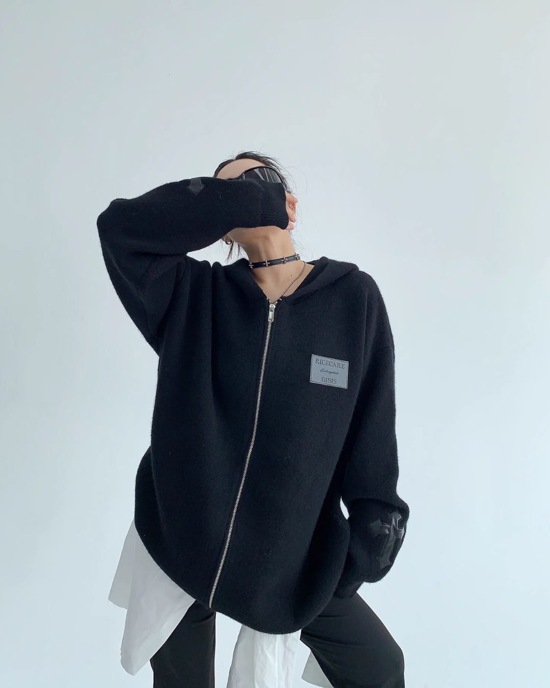 Halo Cross-Zip Hoodie