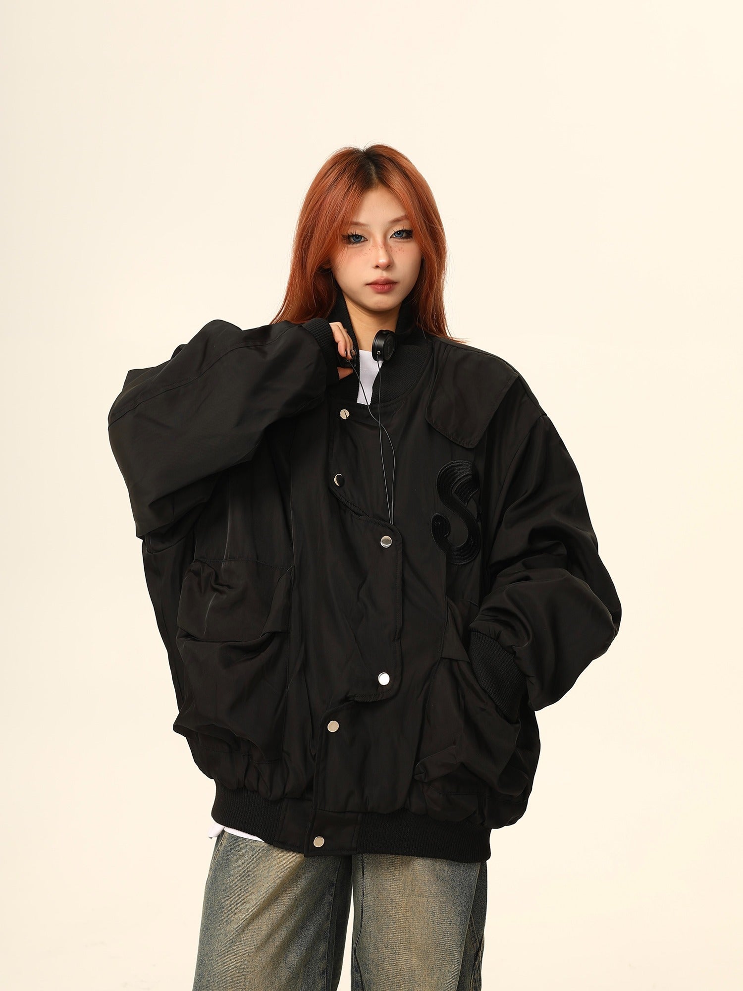 Varsity S Bomber Jacket