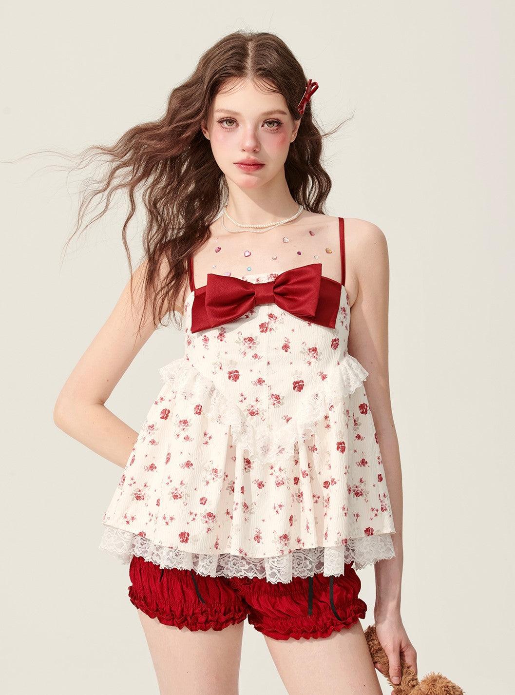 Dreamy Rose White Doll Camisole - chiclara