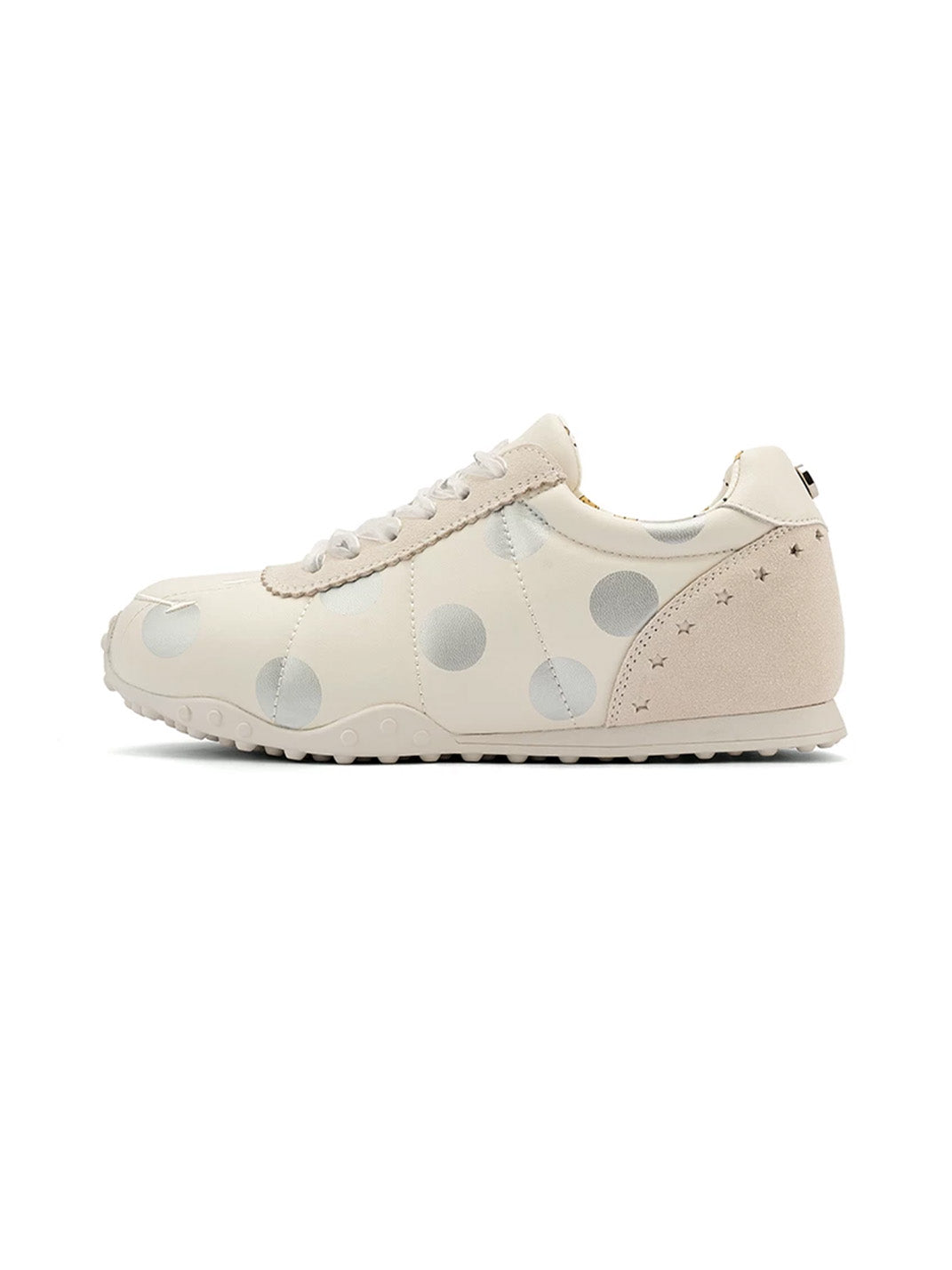 Oversized-Dot Ribbon-Lace Low-Top Sneakers - view 7
