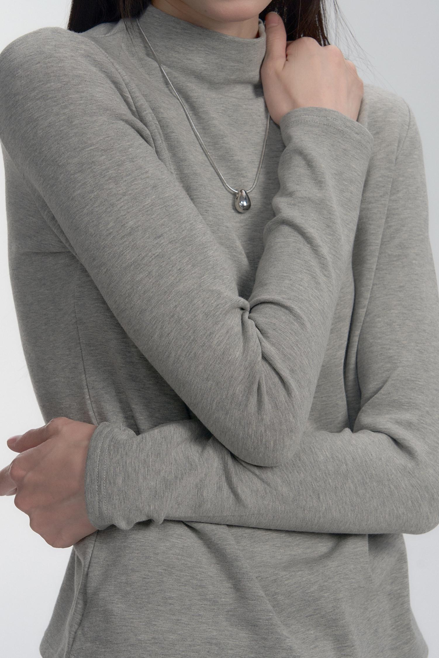 Mock Neck Long Sleeve Top