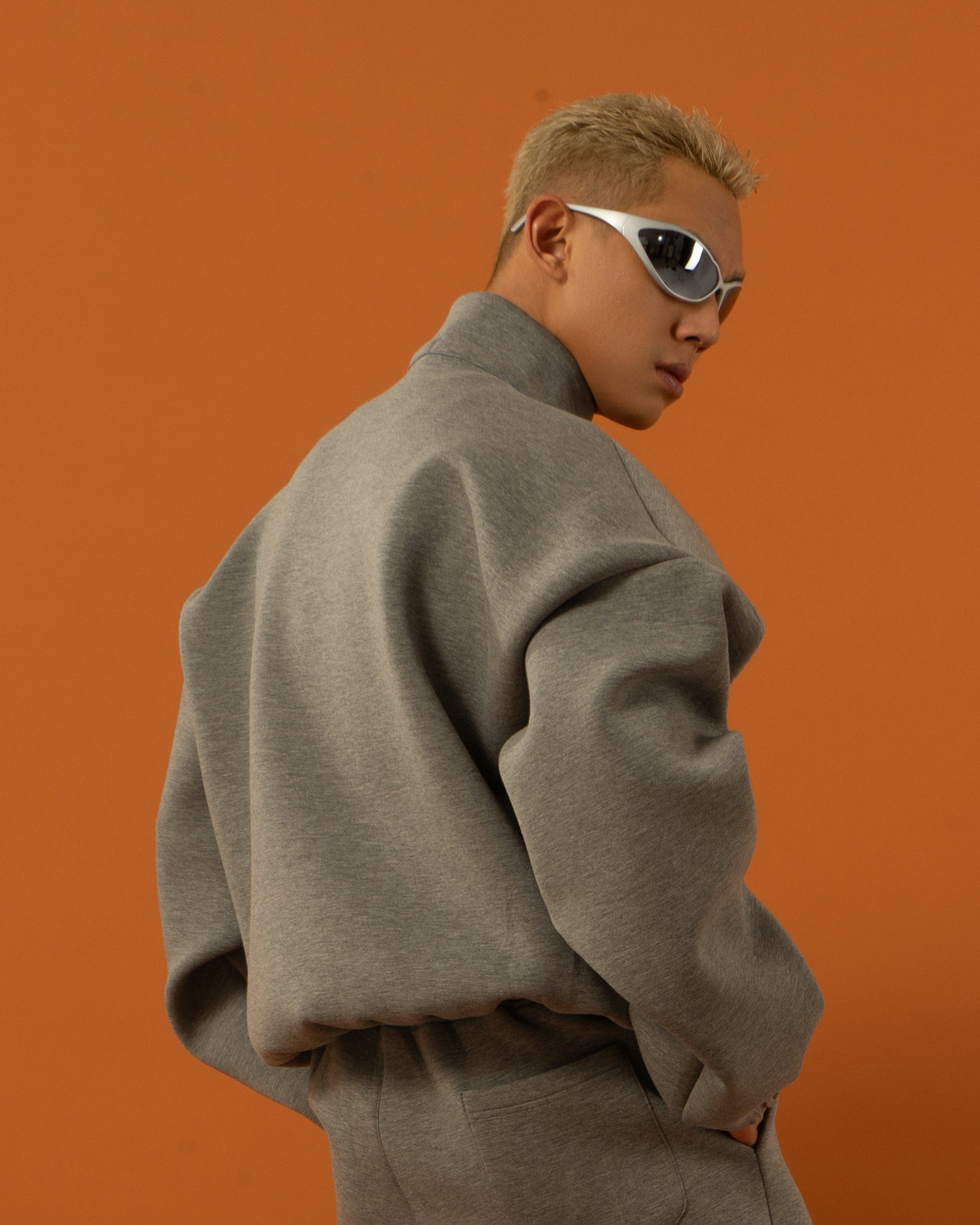 Oversized High Neck Sweatshirt