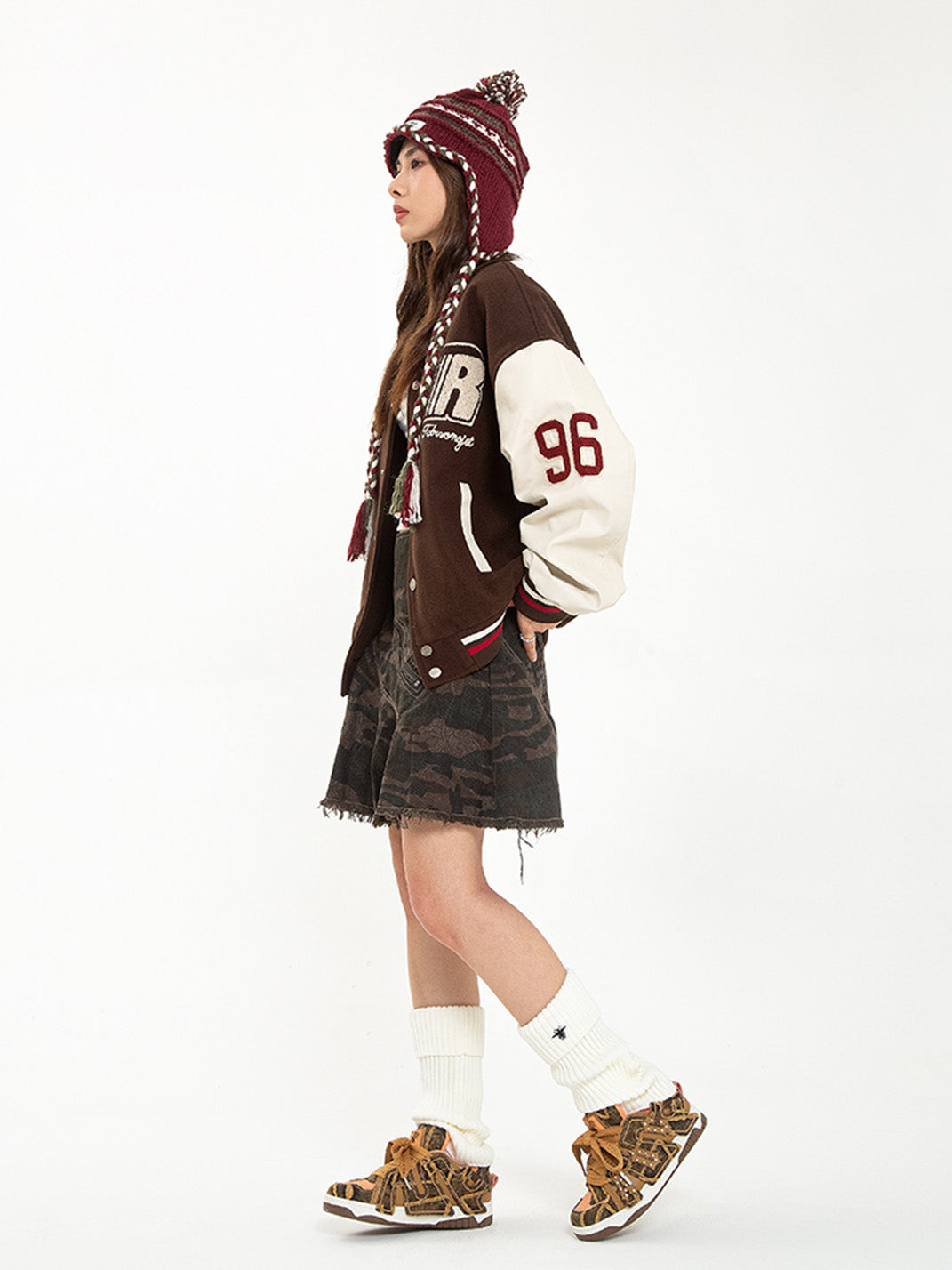 "mcflurry Series" Rivets Chunky Skate Sneakers