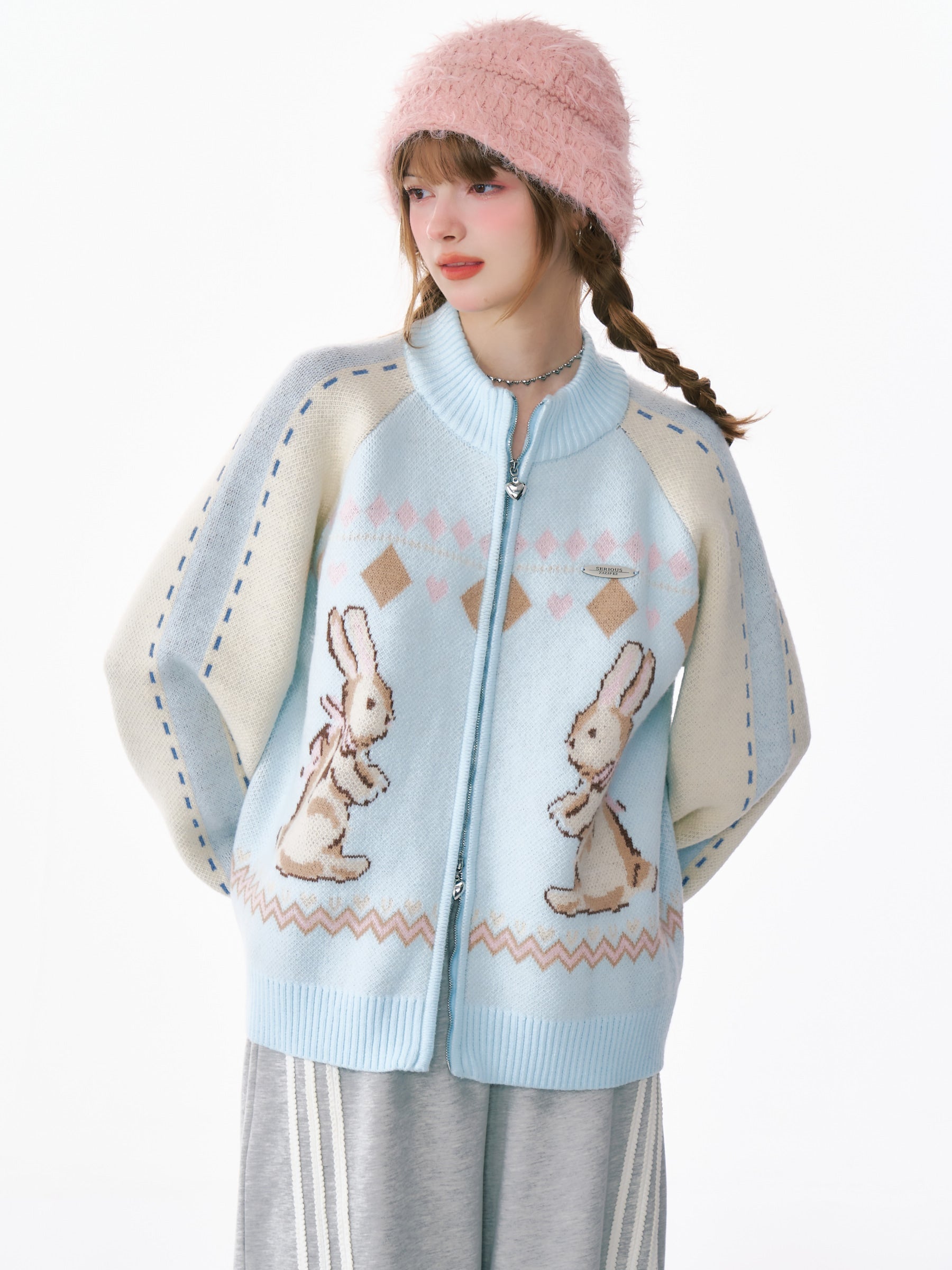 Bunny Fair Isle Cardigan