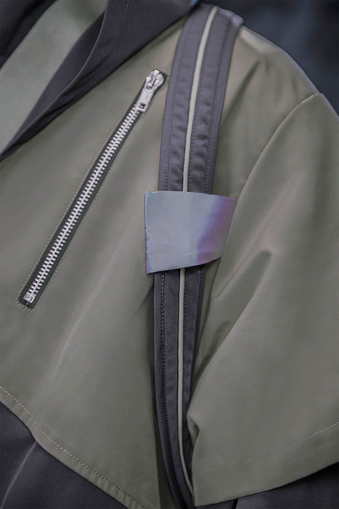 Layered Techwear Combat Jacket