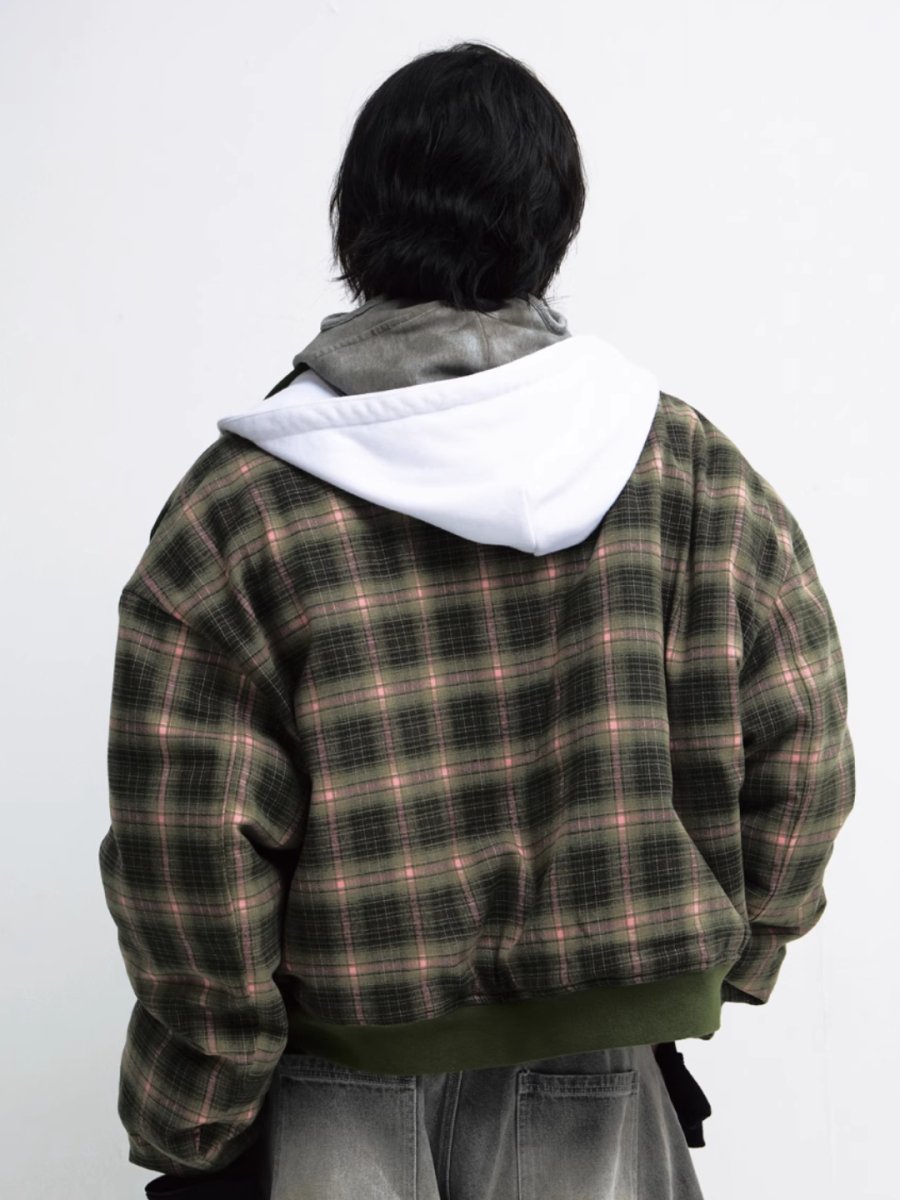 Reversible Olive Green Puffer Jacket