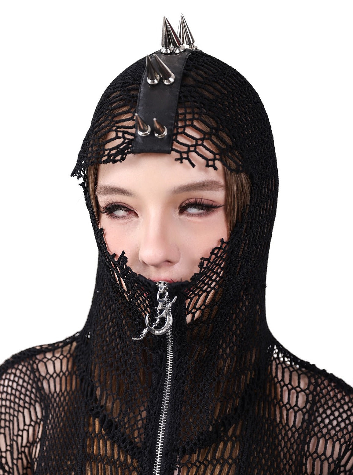 PINKSPINK Gothic Moon Mesh Jacket - Black