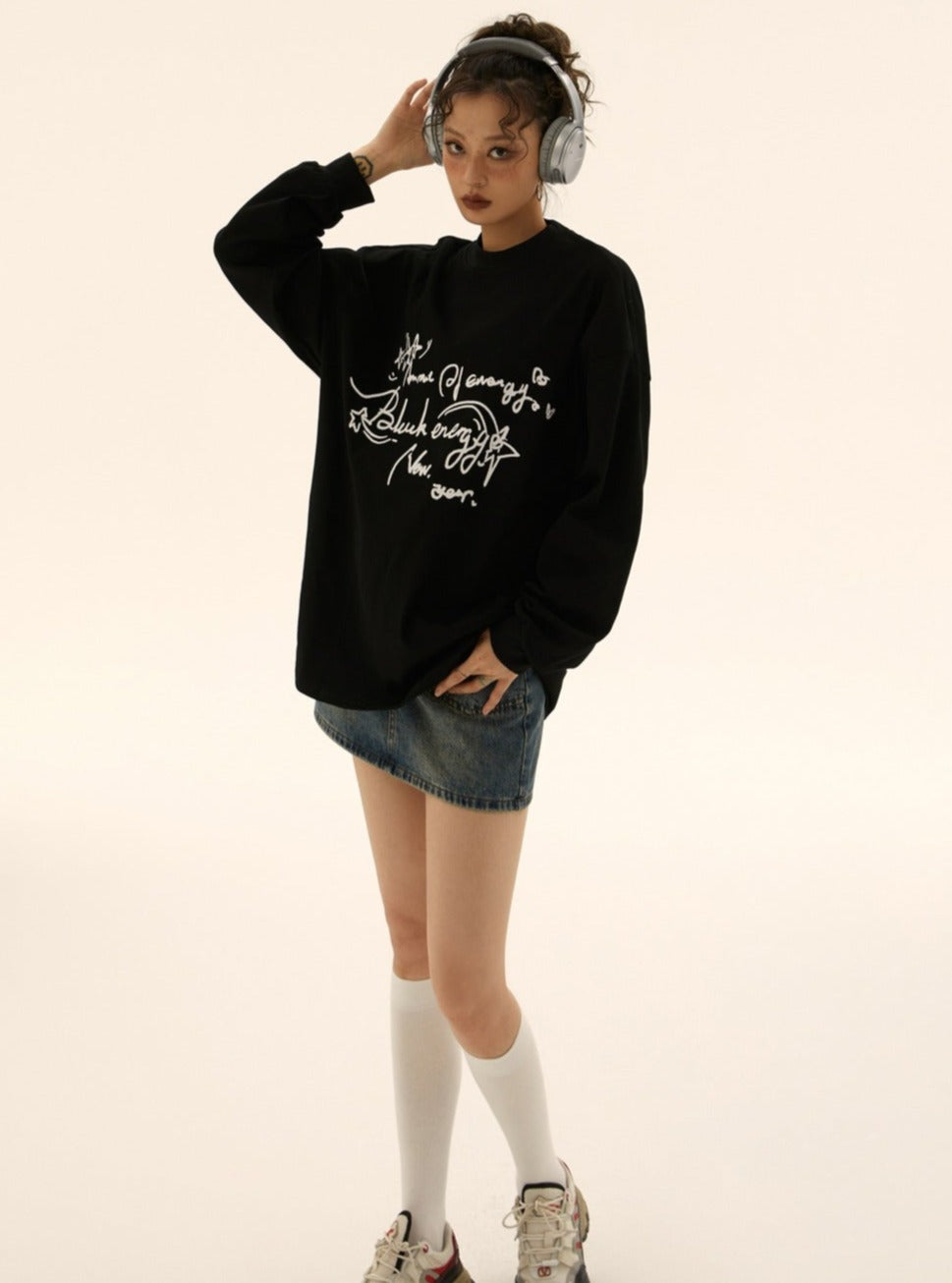 Scribble Script Sweater