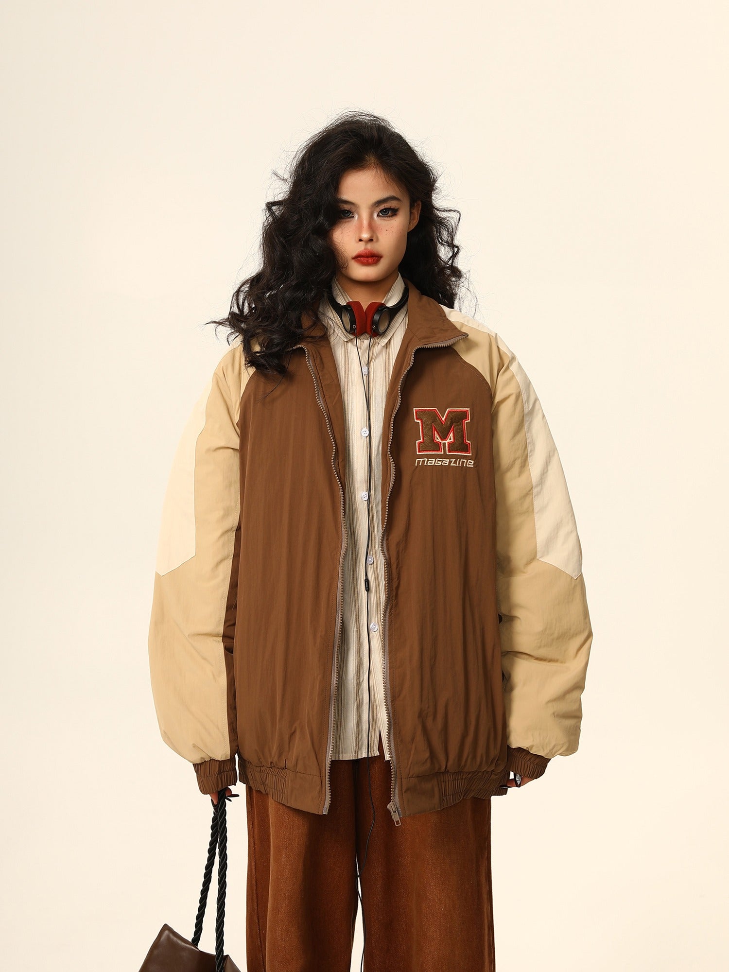 M Magazine Varsity Bomber Jacket