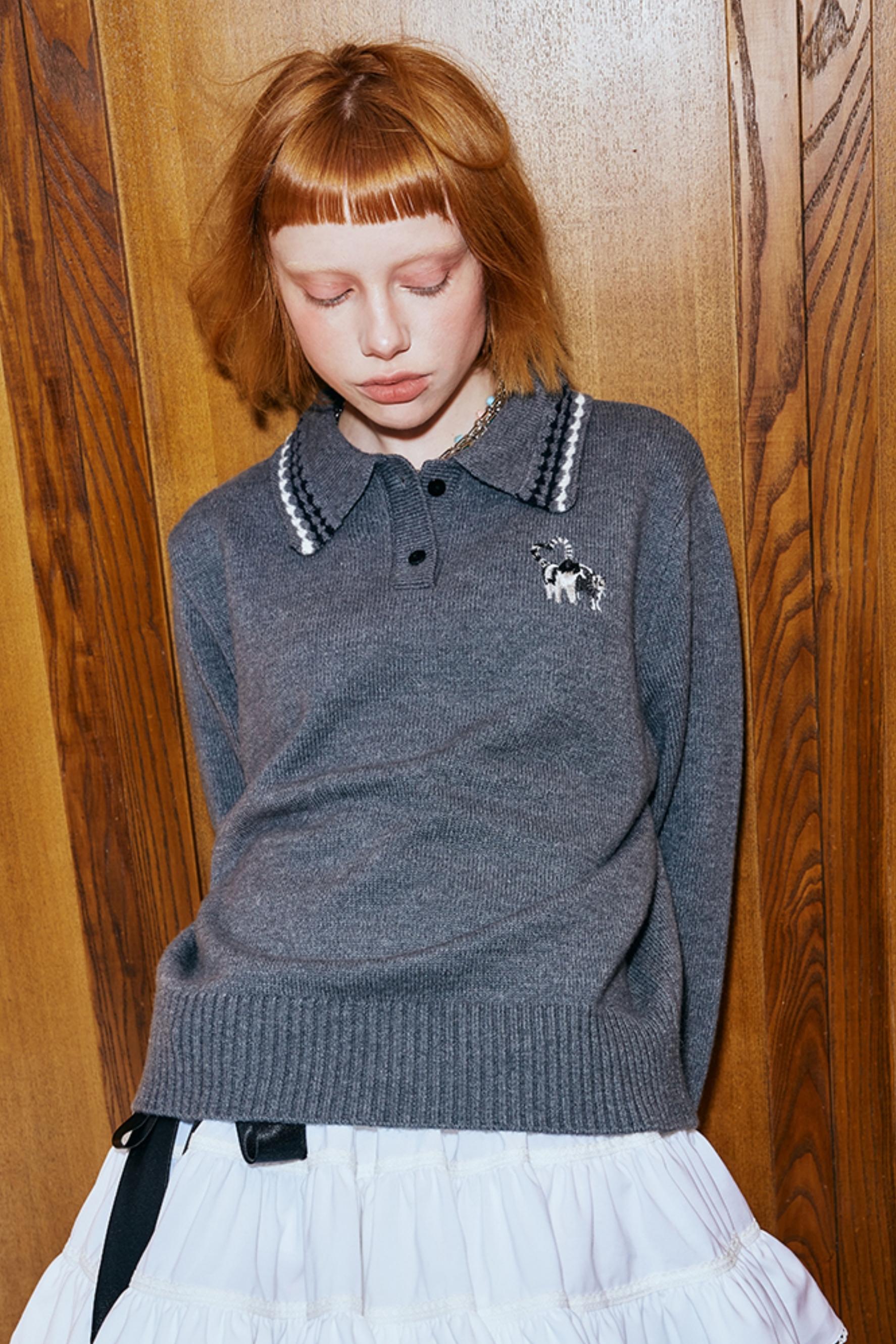 Preppy Horse Polo Pullover