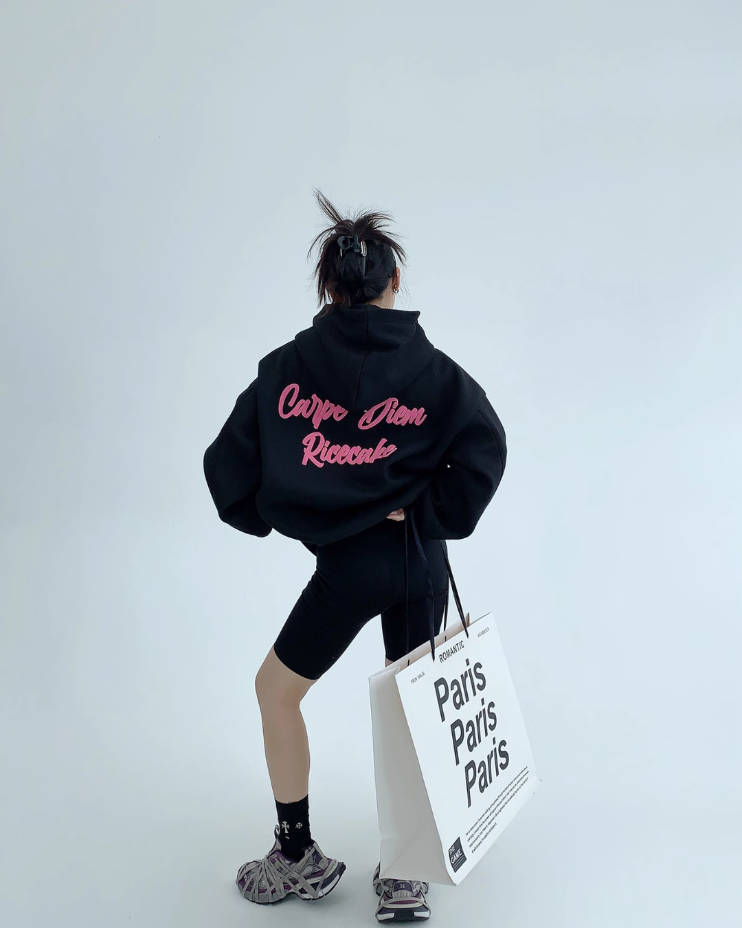 Pink Carpe Diem Script Hoodie