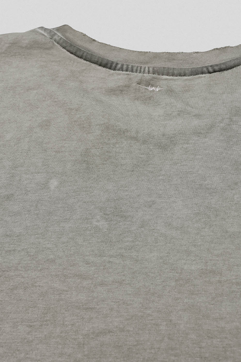 Washed Structured Grey T-Shirt