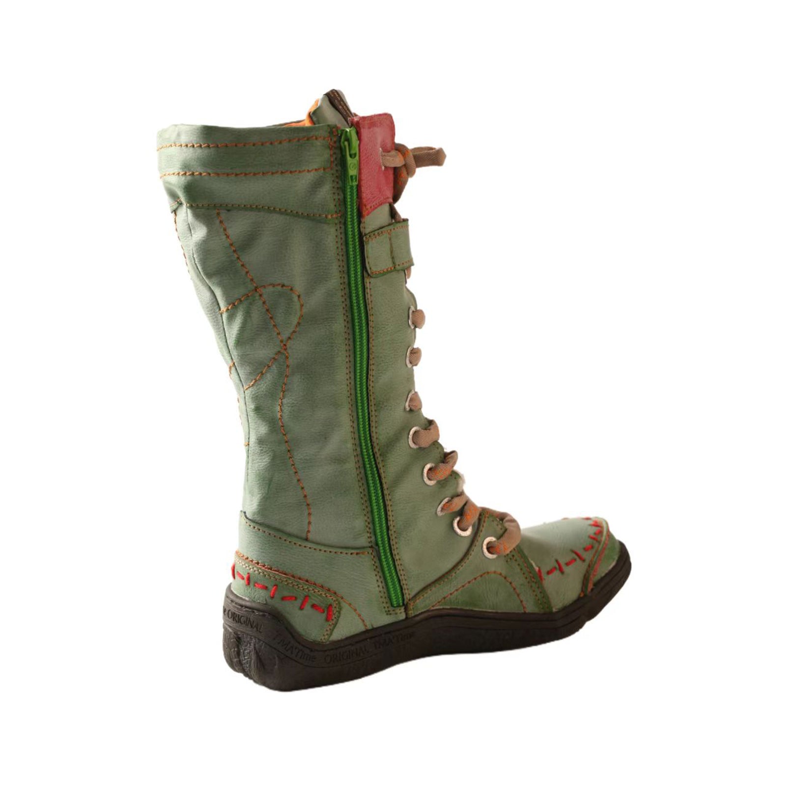 Washed PU Fleece-Lined Y2K Tall Boots