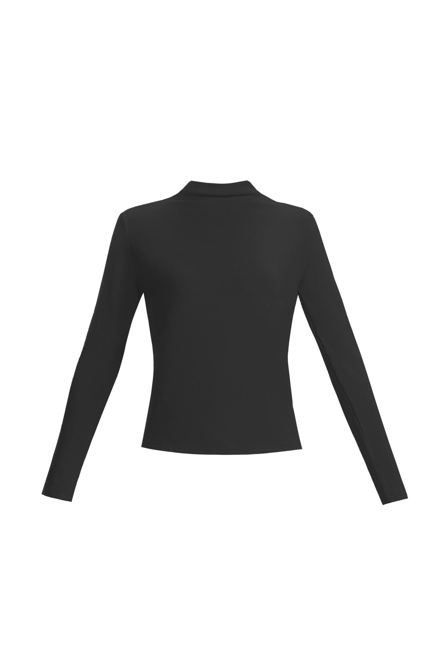 Mock Neck Long Sleeve Top