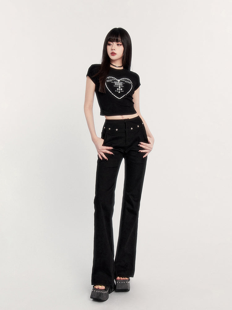 Dark Heart Crop Top