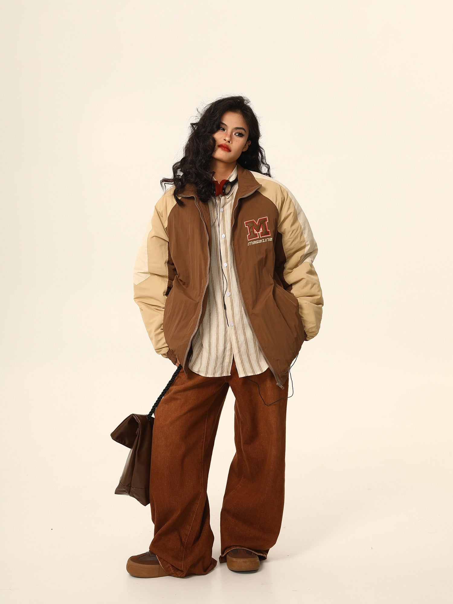 M Magazine Varsity Bomber Jacket