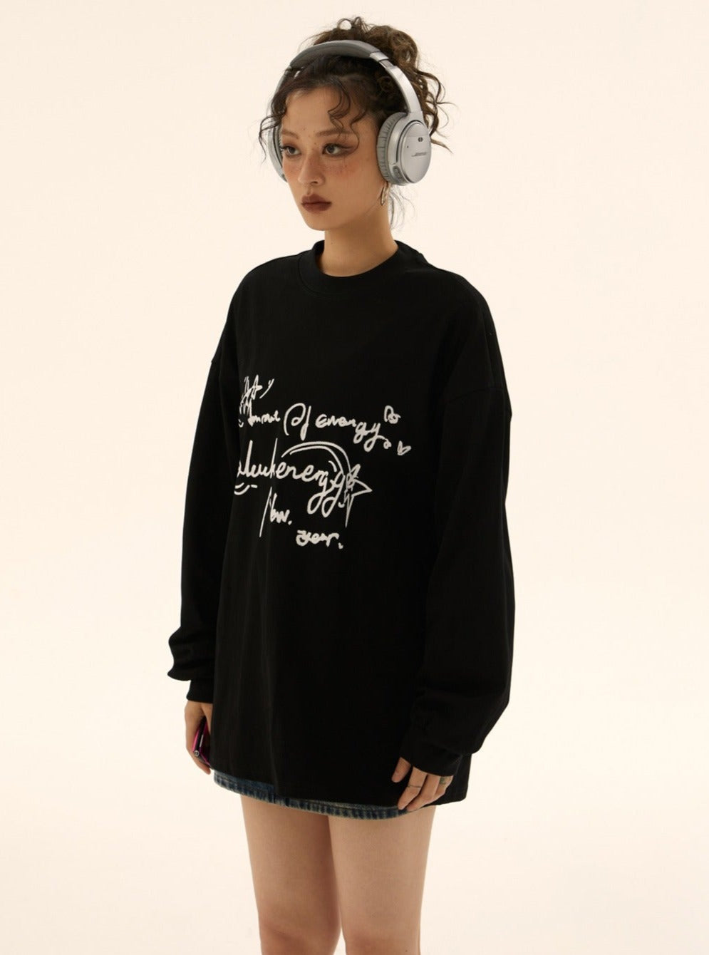 Scribble Script Sweater