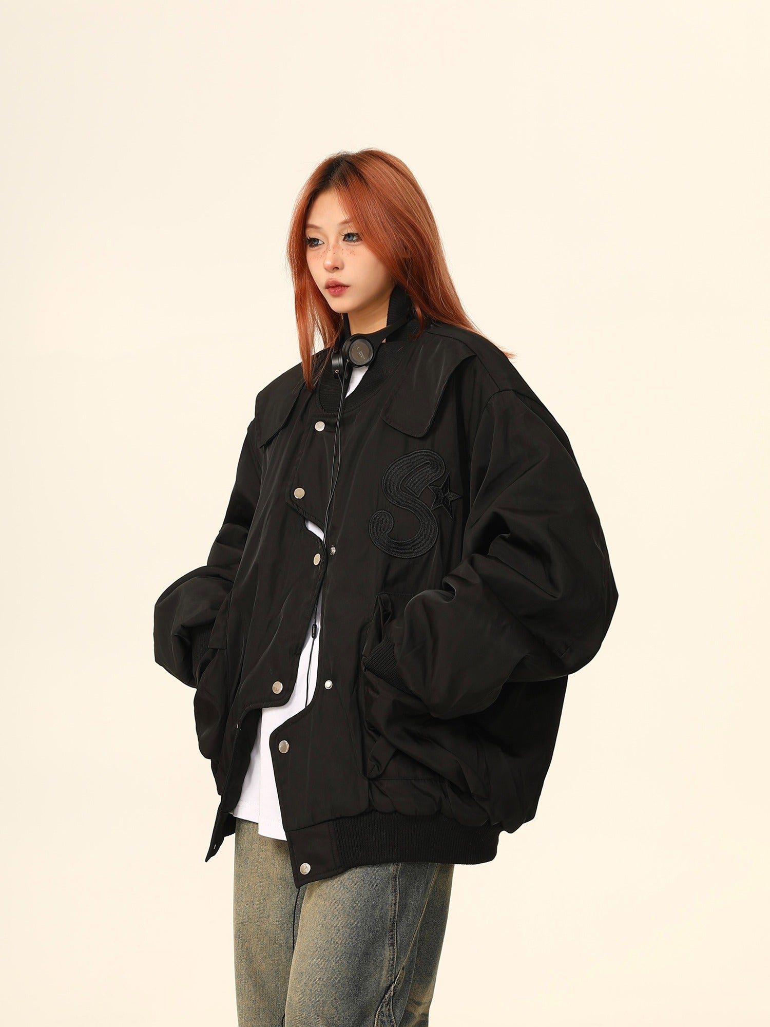 Varsity S Bomber Jacket