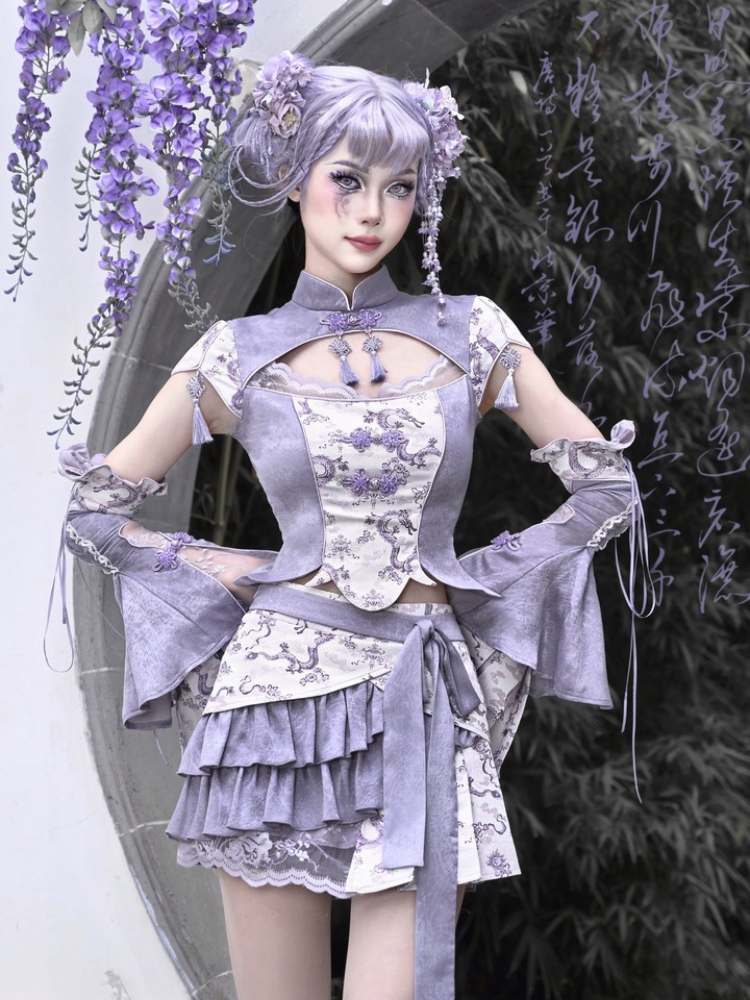 Bell-Shaped Lace Decorative Sleeves