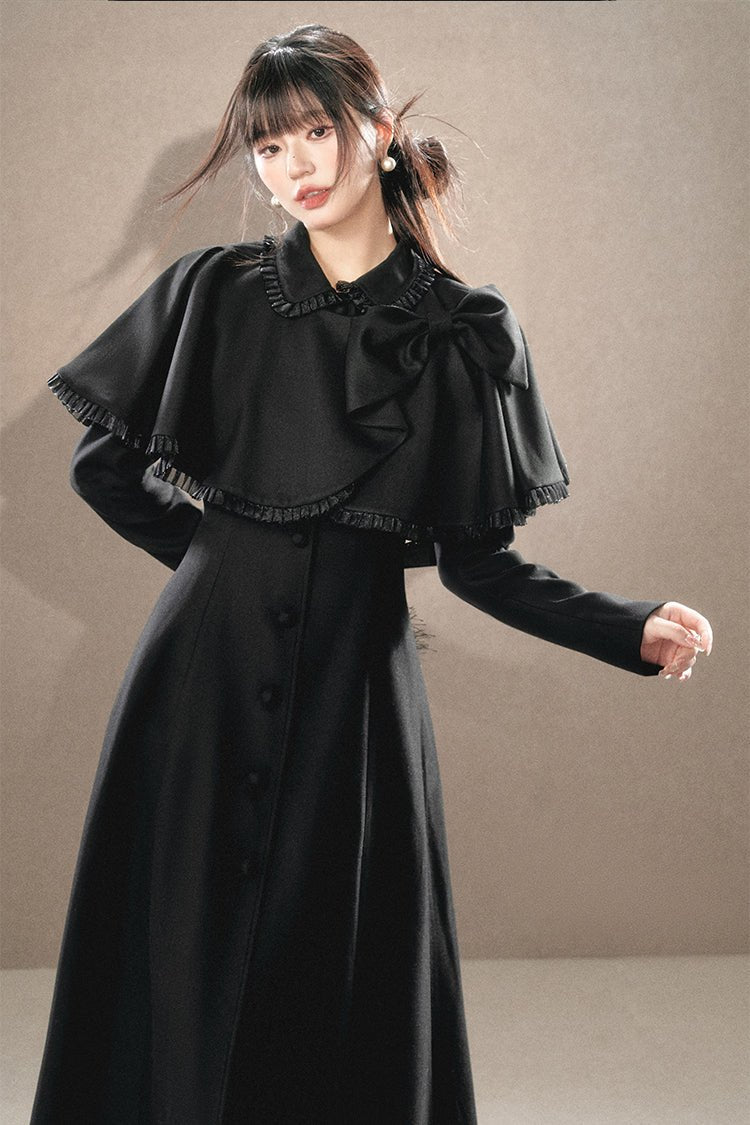 Victorian Cape Wool Coat